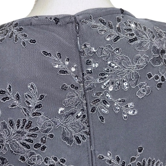Beautiful Steel Grey Alex Evenings Causal Wear/Prefect For Dates Blouse, Small - Picture 7 of 9